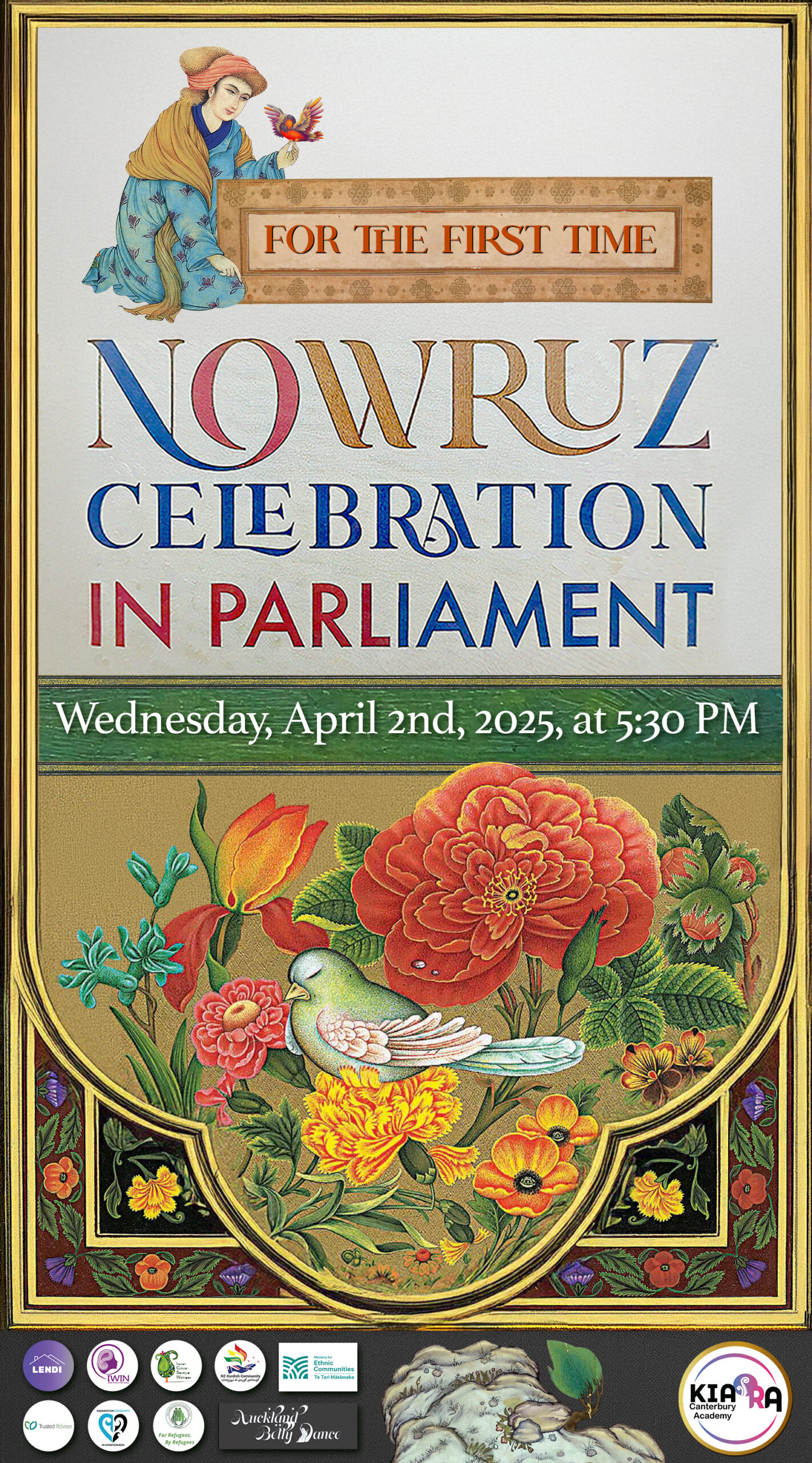 🌸 Nowruz Celebration at the New Zealand Parliament! 🌸